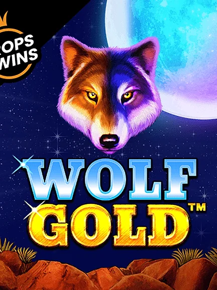 Wolf Gold — обложка с мордой волка на фоне полной луны